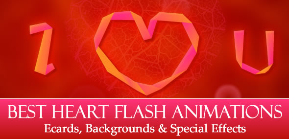 hearts flash animations