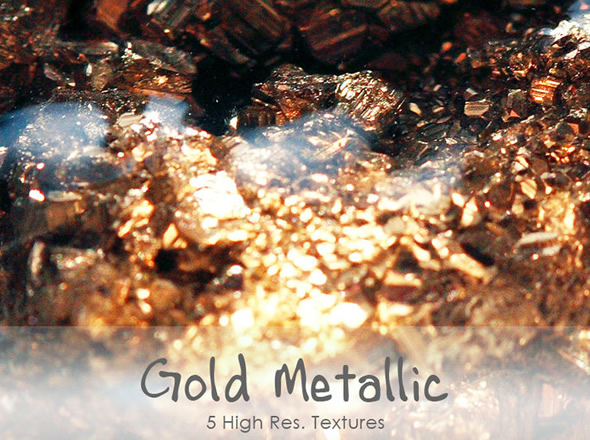 Gold Metallic Texture Pack