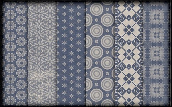 Free Faded Blue Patterns