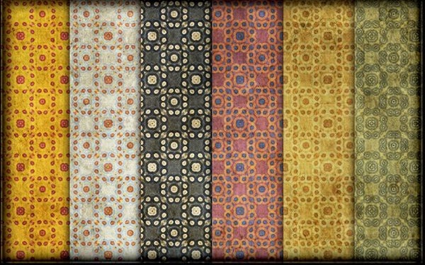 Grungy Vintage Dots Patterns