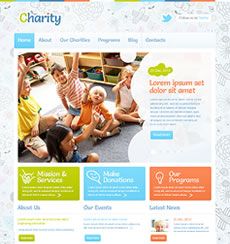 Responsive Website Template #43375