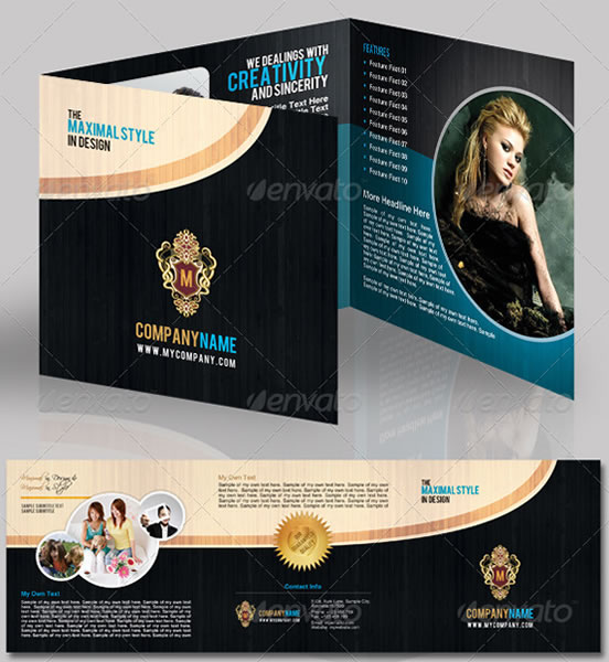 Minimal Professional Tri-fold Brochure