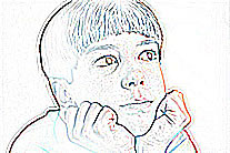 Image to a pencil drawing in fireworks pencil drawing img