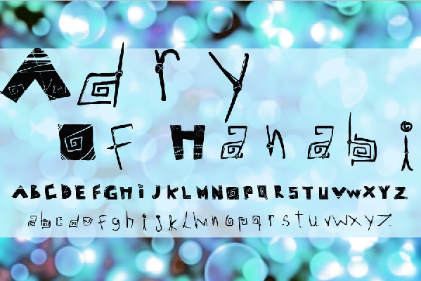 Type face: Adry of Hanabi 