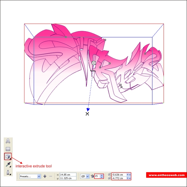 Create Quick Graffiti Text Effects with Coreldraw