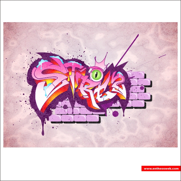 Create Quick Graffiti Text Effects with Coreldraw