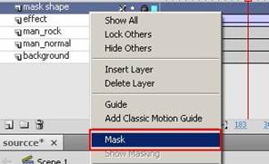 Creating an Advance masking effect with an image in Flash!