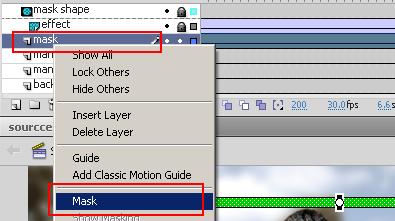 Creating an Advance masking effect with an image in Flash!