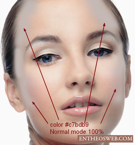 Retouch a model portrait with flawless natural skin