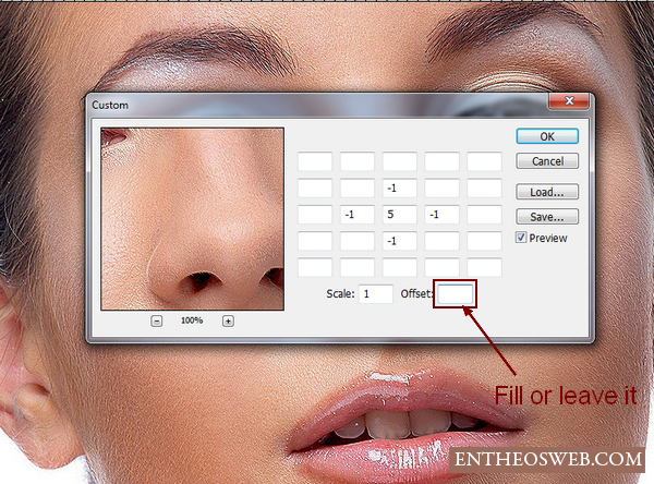 Retouch a model portrait with flawless natural skin