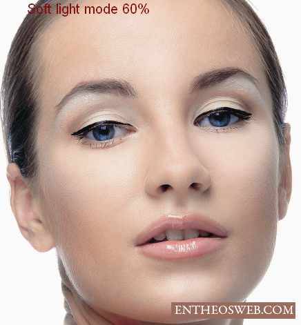 Retouch a model portrait with flawless natural skin