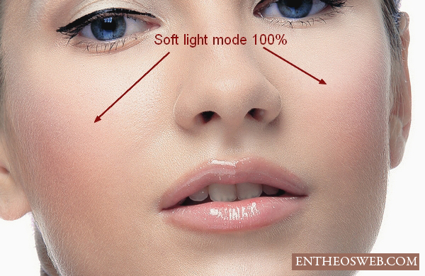 Retouch a model portrait with flawless natural skin