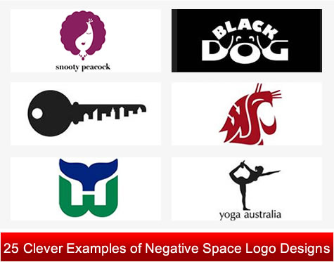 Positive And Negative Space Logo