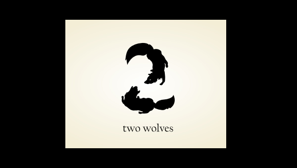 Two wolves
