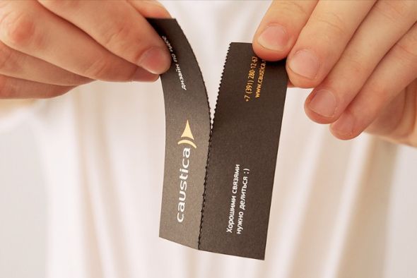 Caustica’s Business card