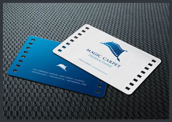 Magic Carpet Productions Business Card