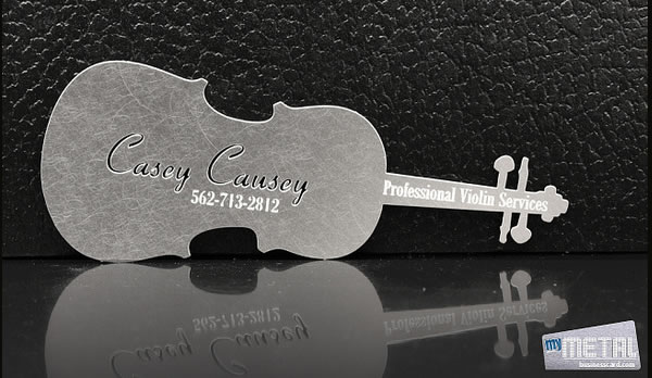 Awesome metal business card