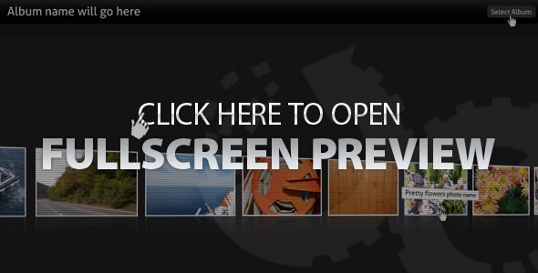 3D Tilt Image and Video Gallery with Albums AS3