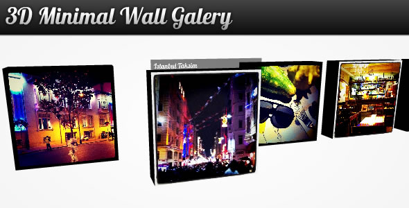 3D Minimal Wall Gallery