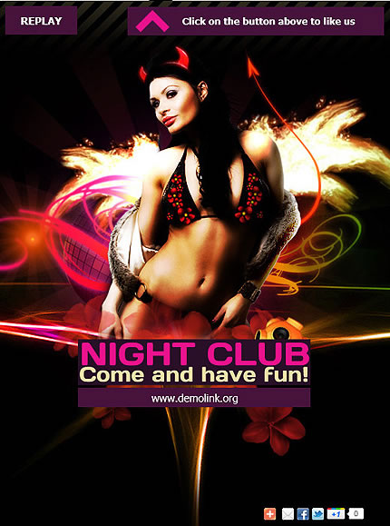 Night Club Facebook Template
