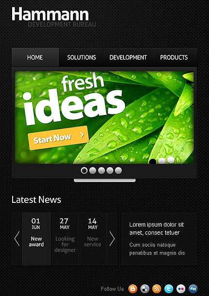 Creative Facebook Html Design Templates | EntheosWeb