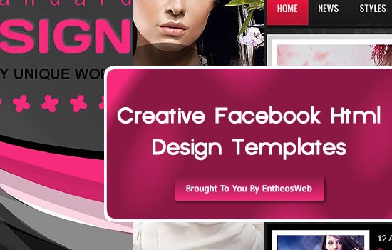 Creative Facebook Html Design Templates