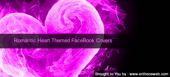 Romantic FaceBook Covers - Heart Designs