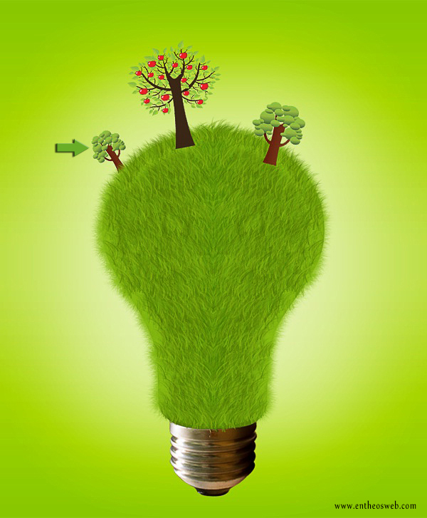 create an innovative grass effect in Photoshop