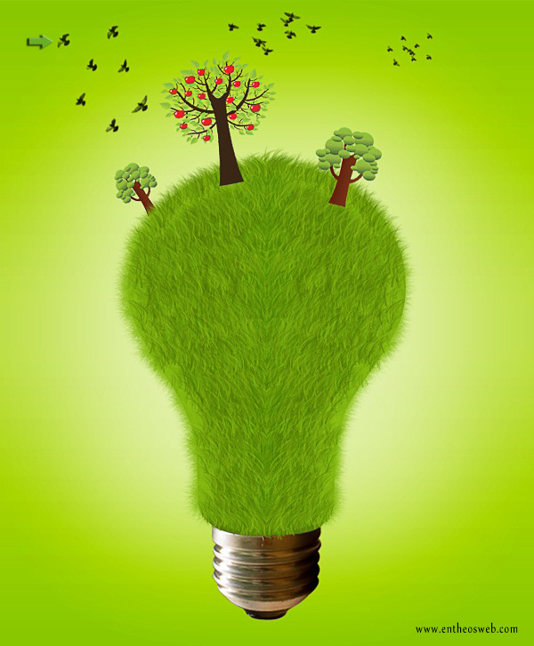 create an innovative grass effect in Photoshop