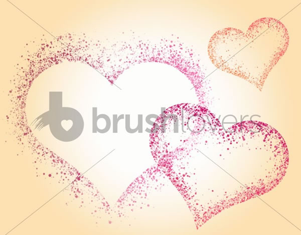 Spatter Hearts