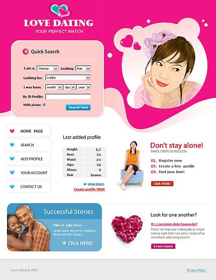 Love Dating Website