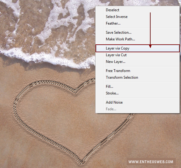 Create A Love Message On The Sand