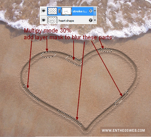 Create A Love Message On The Sand