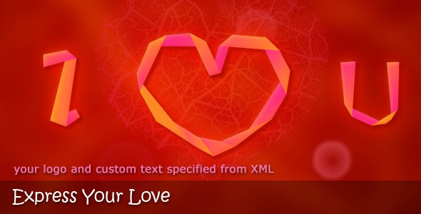 Origami Heart Flash Animation Effect Origami Heart Flash Animation Effect