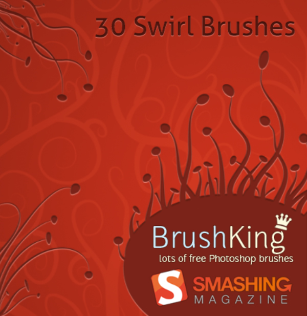 30 Free Photoshop Swirl Brushes