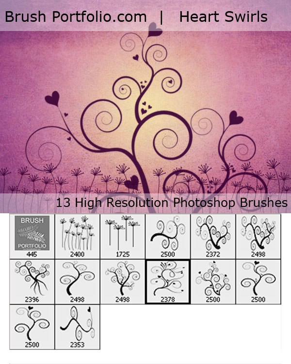 Heart Swirls