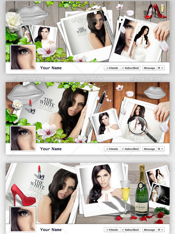 3 Facebook Timeline Covers | Newlyweds