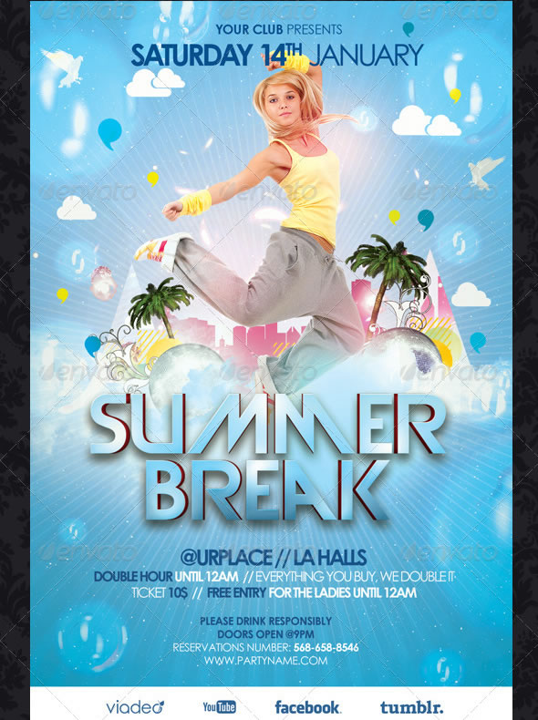 Summer Break Flyer