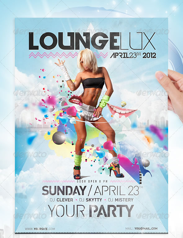 Lounge Party Flyer Template