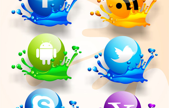 Free Splash Social Media Icons