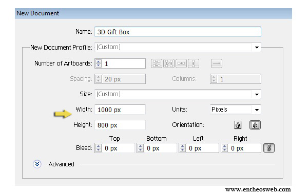 3D Gift Box Tutorial in Illustrator