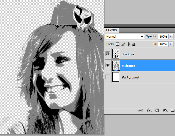 Typographic portrait in Photoshop