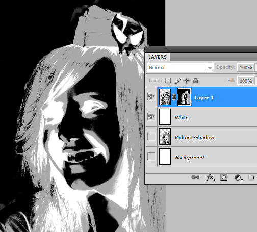 Typographic portrait in Photoshop