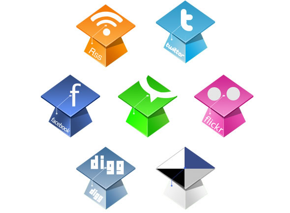 Graduation Hat Icons free