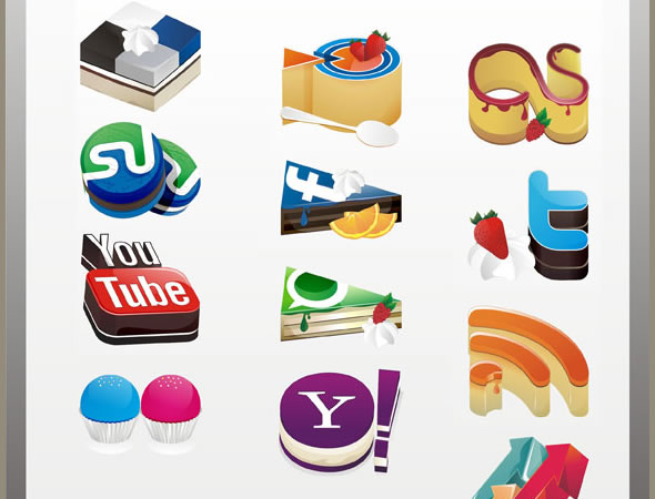 Yammy Social Media Icons Set