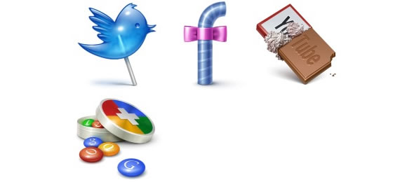 Social Treat Icons
