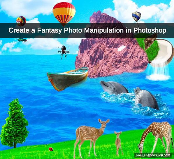 Create a fantasy photo manipulation in photoshop