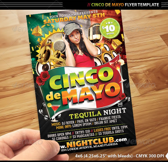 Cinco De Mayo Flyer Template