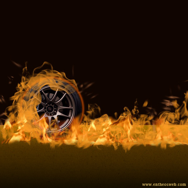 Create Wheel on Fire Effect in Photoshop