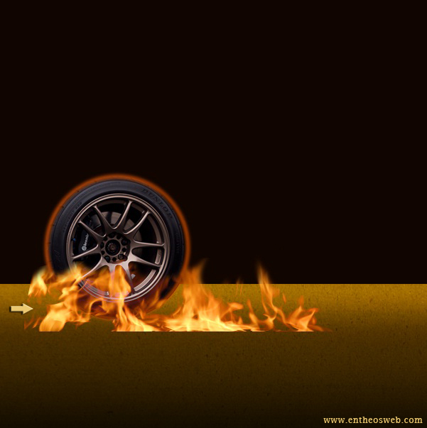 Create Wheel on Fire Effect in Photoshop